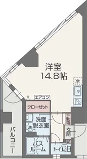 アマネ ウエスト【2階】の間取り