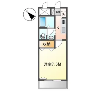 エヴァーグリーン【1階】の間取り