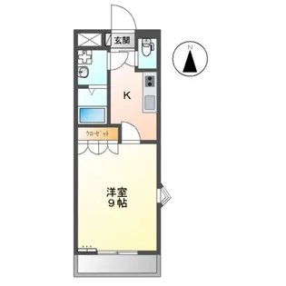 サンモール中島A【2階】の間取り