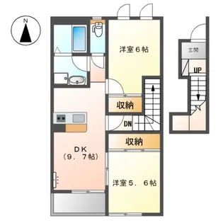 ユア ハウス【2階】の間取り