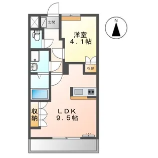ローズガーデン長塚Ⅱ【2階】の間取り