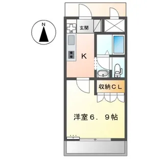 ドリームハイツ・吉田【2階】の間取り