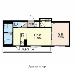 東田中ヒルズ【2階】の間取り