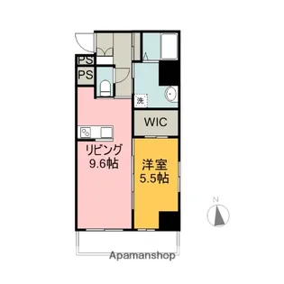 グリーンコート【6階】の間取り