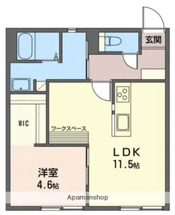 フォーブルタカギ【103号室】の間取り