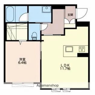 VIE CALME 32【1階】の間取り