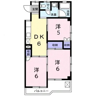 セントラルハイツC【3階】の間取り