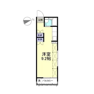 田京駅前アパート【203号室】の間取り