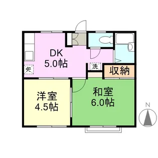 エステートピア富士【101号室】の間取り