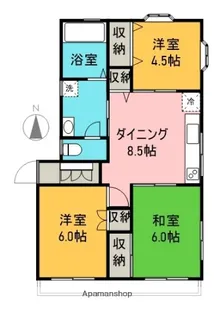 メゾンMJ1【202号室】の間取り