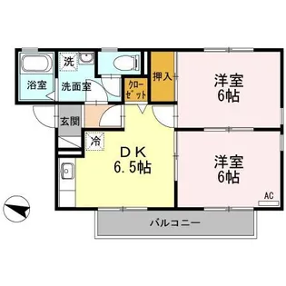 プロムナード【2階】の間取り