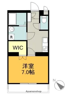 フラット麻布Ⅲ【3階】の間取り