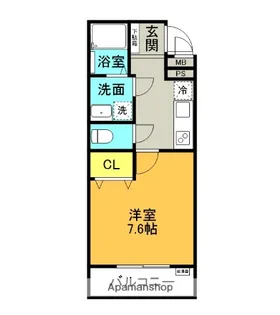 ヴィガラス大手町【1階】の間取り