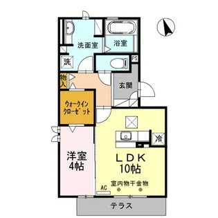 クレシェンテ【3階】の間取り