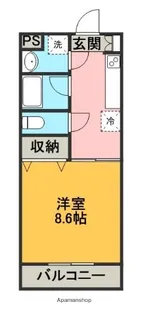 リトルジャーニー【202号室】の間取り