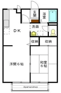 ルミエールコート【2階】の間取り