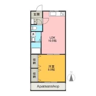 静岡県駿東郡長泉町下土狩【マンション】の間取り