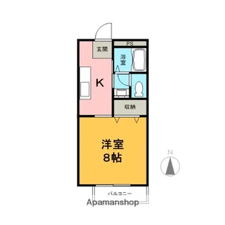 サンエスガーデン沼津【1階】の間取り