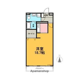 レイクフォレスト【2階】の間取り