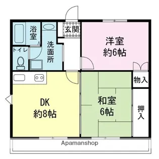 ルマンS【3階】の間取り