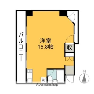サザンカルナ【3階】の間取り