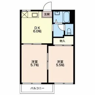 タウニィ88【1階】の間取り