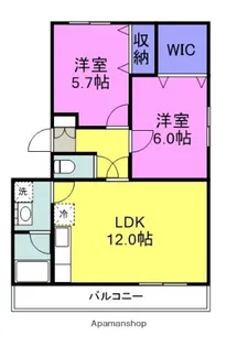 AVONLEY COURT【3階】の間取り