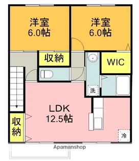アビタシオン南大岡【2階】の間取り