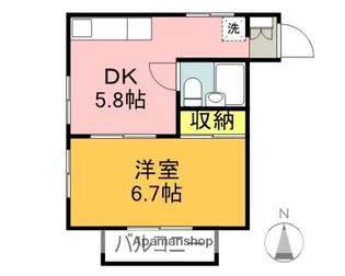 グランアヴニールWEST【3階】の間取り