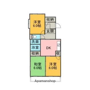 ウィンロイヤルプラザ【2階】の間取り