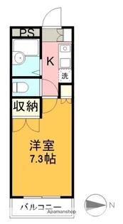 第2渡辺ビル【2階】の間取り