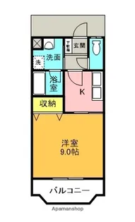 ヴィブレMAKIⅡ【3階】の間取り