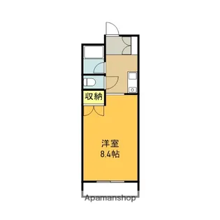 アビタシオンあき【2階】の間取り