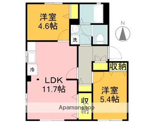 ディアス門池【1階】の間取り
