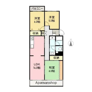 グレース【1階】の間取り