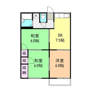 コーポ後藤A・B【2階】の間取り