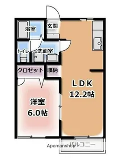 ルミナス21ABCD【A101号室】の間取り