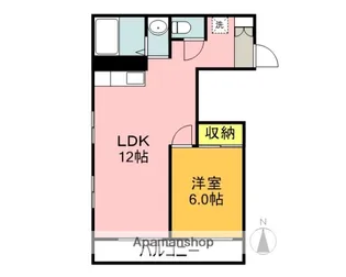 グランアヴニールEAST【1階】の間取り