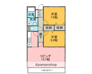 エンジェルガーデン【2階】の間取り