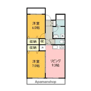アンセスタ【2階】の間取り