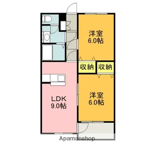インペリアルハイツHIRO【305号室】の間取り