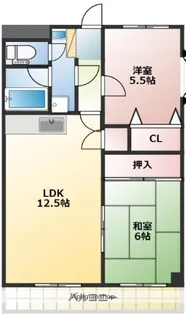 コートヴィラ(COURTVILLA)【3階】の間取り