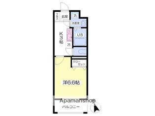 グランピュア・カミヤ【212号室】の間取り