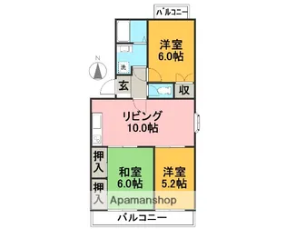 コンフォートK【3階】の間取り