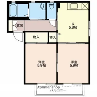 ソレーユ【1階】の間取り