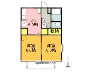 メゾンアムール【1階】の間取り