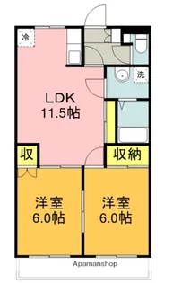 シーガル【1階】の間取り