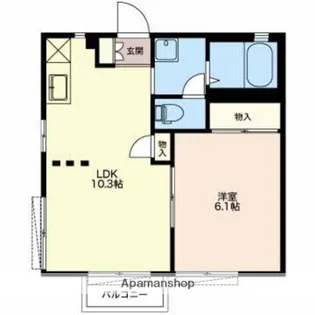 ファミール・メゾンⅡ【1階】の間取り