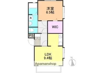 フランダース【D号室】の間取り