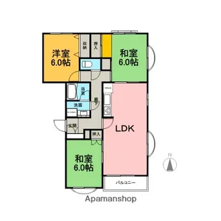 SUN SHINE U【3階】の間取り